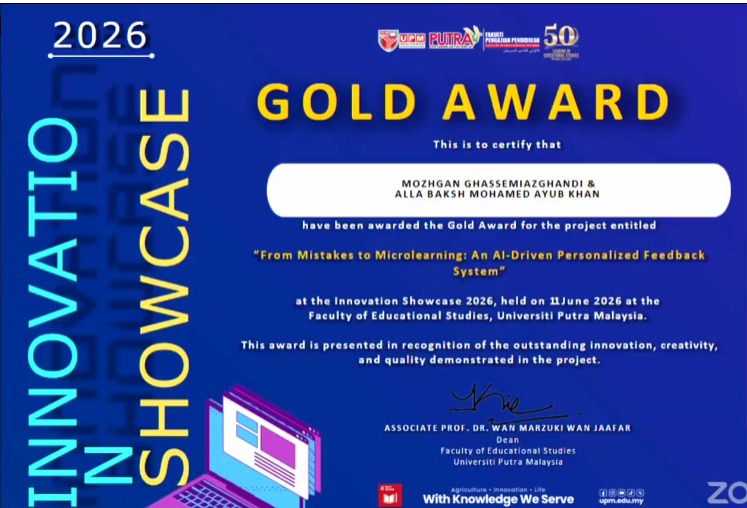 Innovation Showcase 2026 Gold